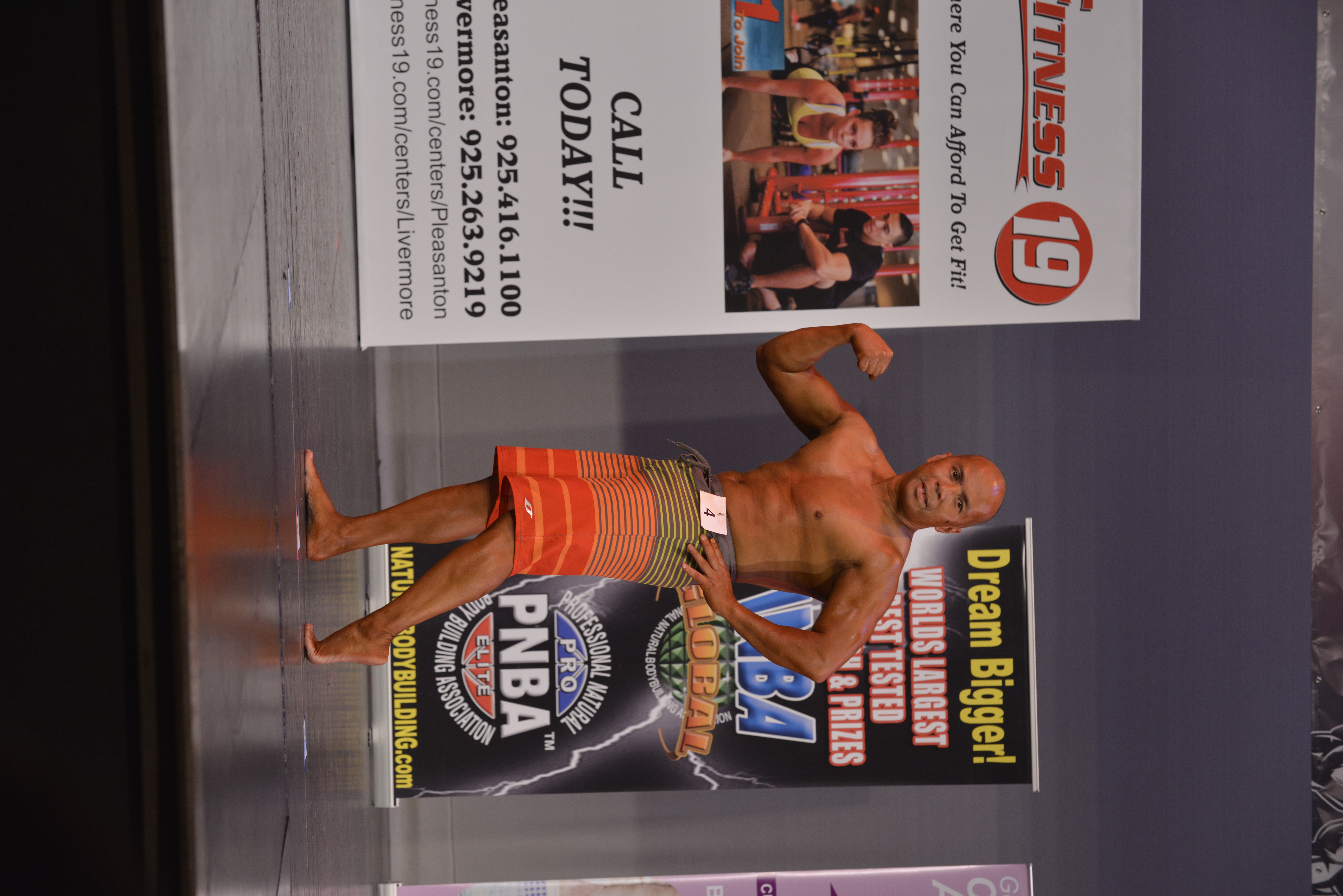 John Destacamento competing in INBA Natural Physique at age 52